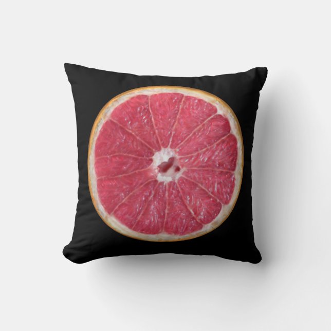 Juicy Red Grapefruit Cushion (Front)