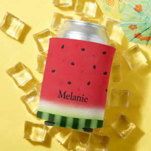 Juicy Red Watermelon Personalised Can Cooler