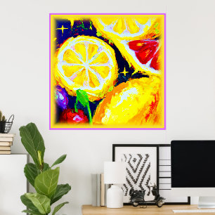 Juicy Stars and Fruity Skies. Buy Now Poster