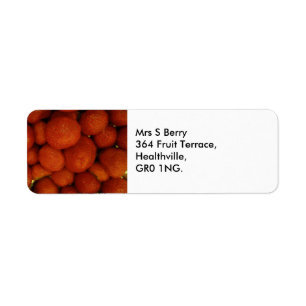 Juicy Strawberries Address Labels
