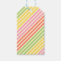 JUICY STRIPE Gift Tag