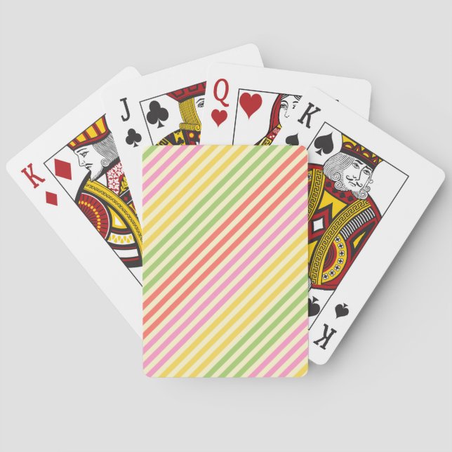 JUICY STRIPE Playing Cards (Back)
