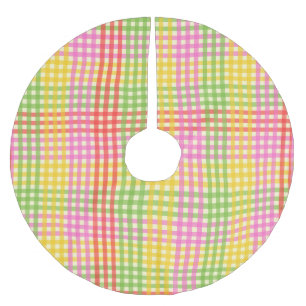 JUICY STRIPE Wrapping Paper Brushed Polyester Tree Skirt