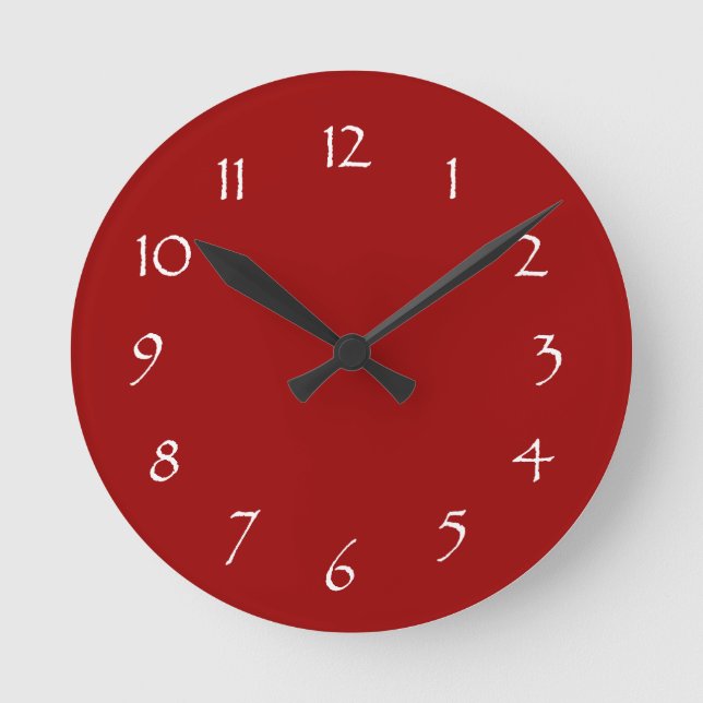 Juicy Tomato Round Clock (Front)