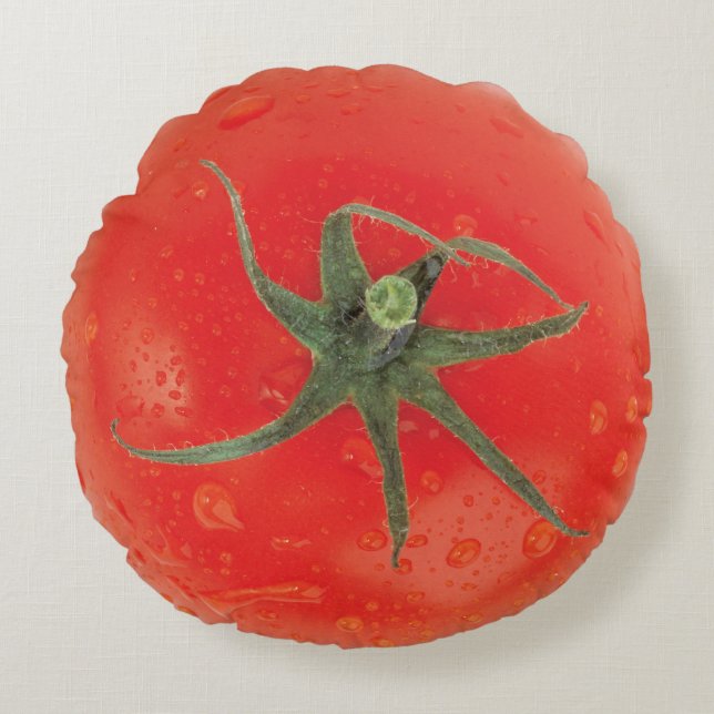 Juicy Tomato Round Cushion (Front)