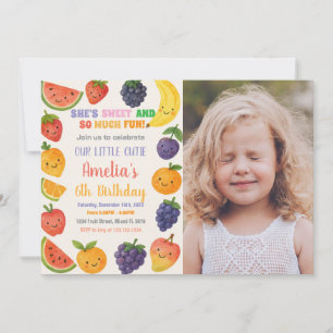 Juicy Tropical Birthday Invitation