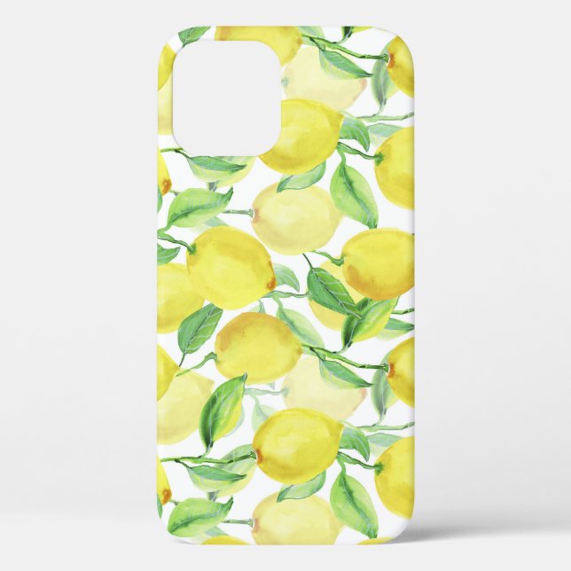 Juicy Watercolor: Vibrant Lemon Painting Case-Mate iPhone Case (Back)