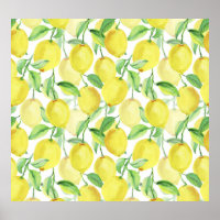 Juicy Watercolor: Vibrant Lemon Painting
