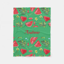 Juicy Watermelon Blanket For Babies, Kids, Adults