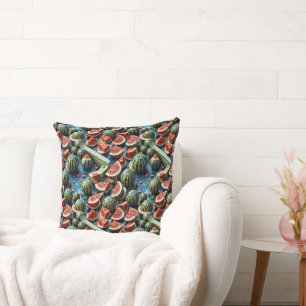 Juicy Watermelon Pattern Design 2 Cushion