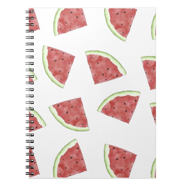 Juicy watermelon pattern notebook (Front)