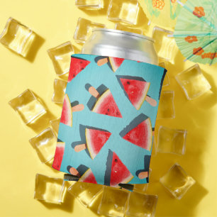 Juicy Watermelon Slices In The Sun Can Cooler