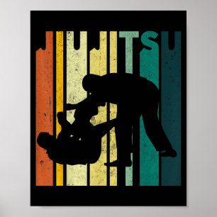 Jujitsu BJJ Martial Art MMA Brazilian Jiu Jitsu Poster