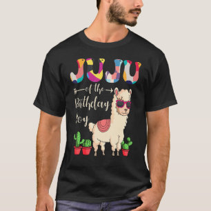 Juju Of The Birthday Boy LLama Bday Party Celebrat T-Shirt