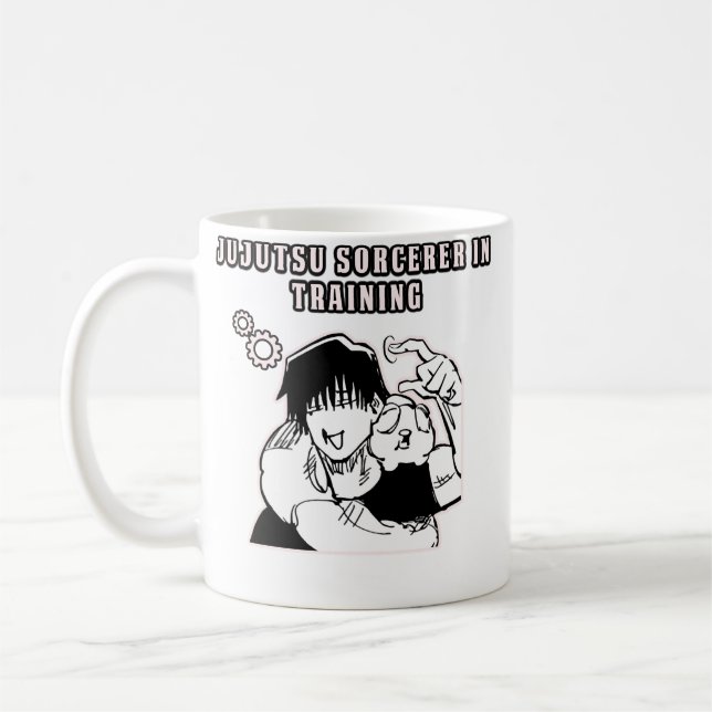 Jujutsu sorcerer in training coffee mug (Left)
