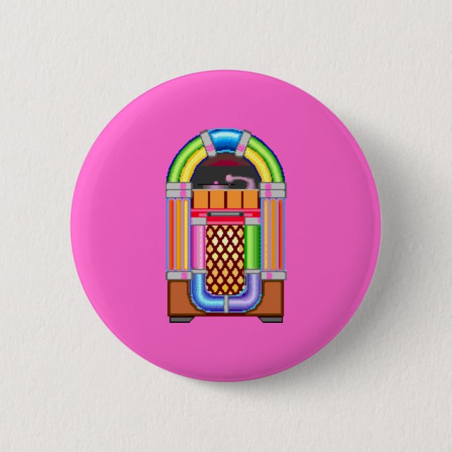 Juke Box 6 Cm Round Badge (Front)