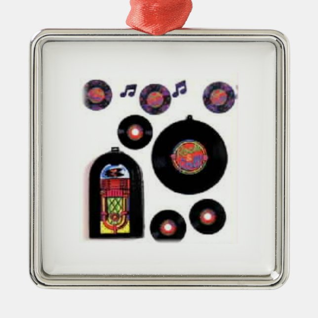 JUKE BOX AND THE 50's CHRISTMAS ORNAMENT (Front)