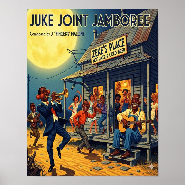 Juke Joint Jamboree Music Poster (Front)