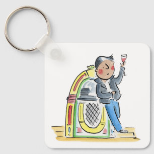 Jukebox Key Ring