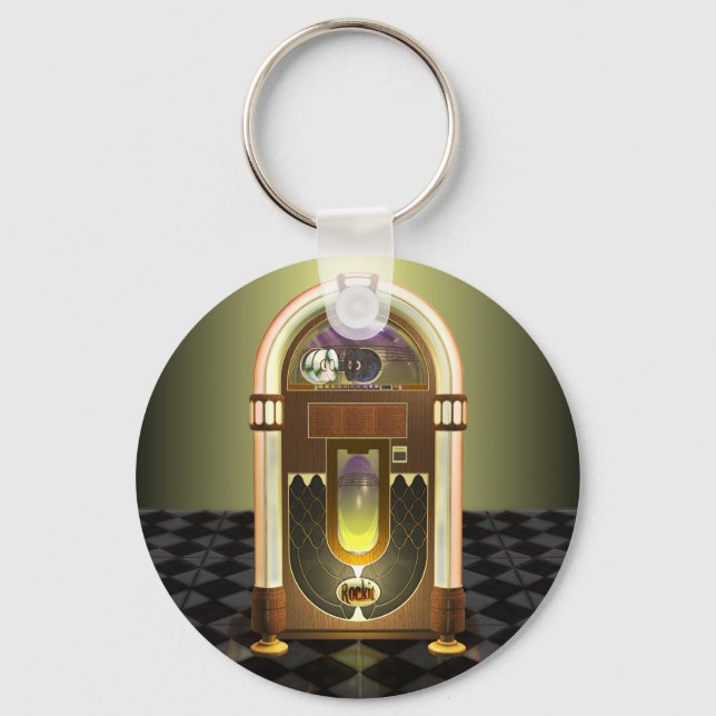 Jukebox Keychain (Front)