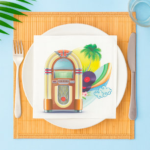 Jukebox Music Napkin