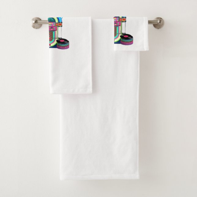 Jukeboxes Bath Towel Set (Insitu)