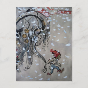 Julbacken (Yule Goat) Study 1911 Postcard