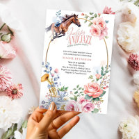 Juleps and Jazz Floral Horse Racing Bridal Shower