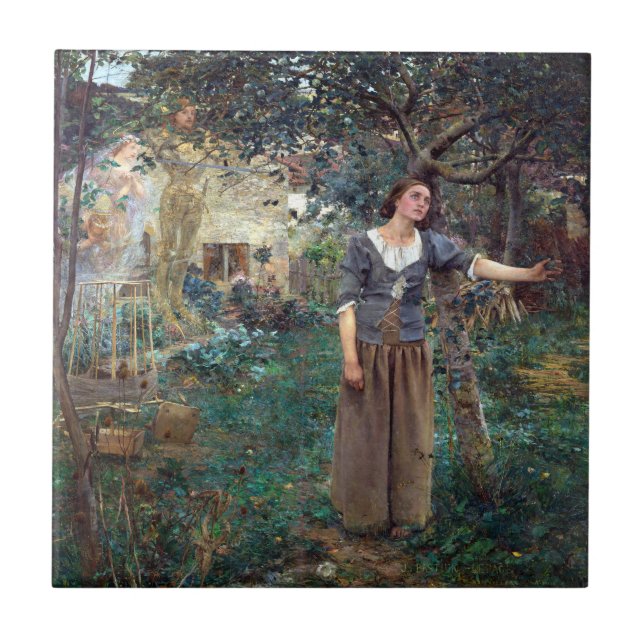 Jules Bastien-Lepage Joan of Arc Ceramic Tile (Front)