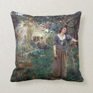 Jules Bastien-Lepage Joan of Arc Cushion