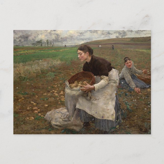 Jules Bastien-Lepage - October Postcard (Front)