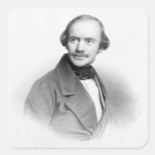 Jules Benedict Square Sticker