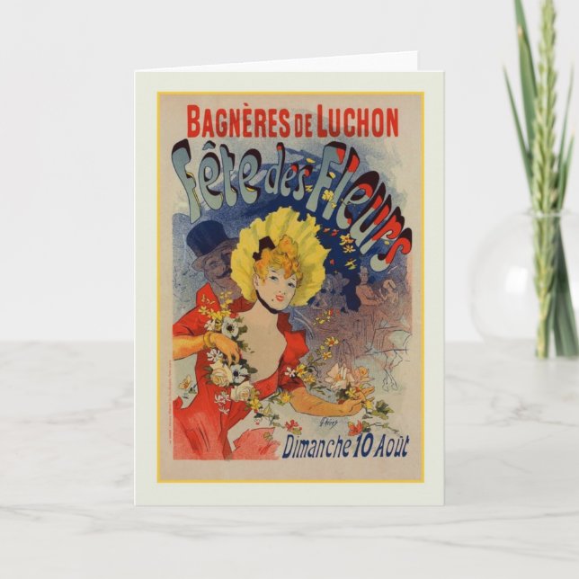 Jules Chéret,advertisment,1890 Card (Front)