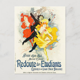 Jules Cheret Art Nouveau Postcard
