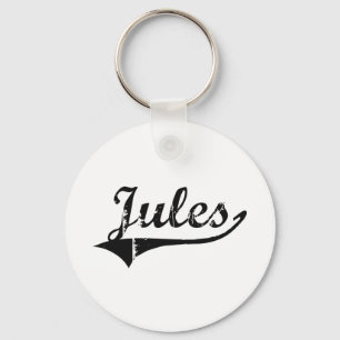 Jules Classic Style Name Key Ring