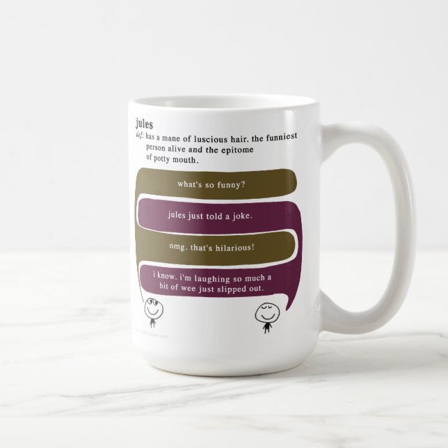 jules coffee mug (Right)