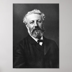 Jules Verne Portrait - By Felix Nadar - 1878 Poster