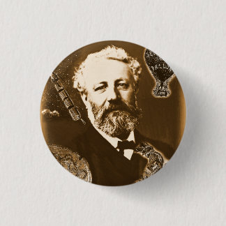 Jules Verne Tribute 3 Cm Round Badge