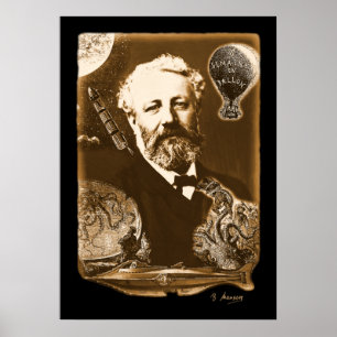 Jules Verne Tribute Poster