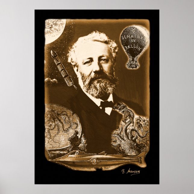 Jules Verne Tribute Poster (Front)