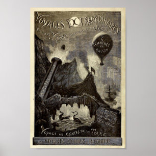 Jules Verne's Voyages Extraordinaires (1861) Poster