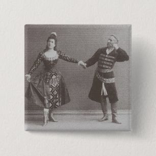 Julia and Felix Kschessinsky in the mazu 15 Cm Square Badge