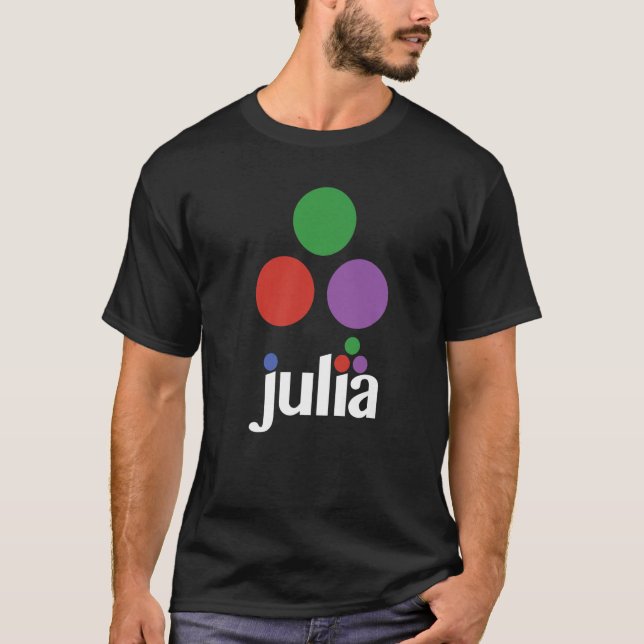 Julia Dynamic Programming Language for Computation T-Shirt (Front)
