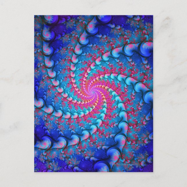 Julia Fractal Postcard (Front)