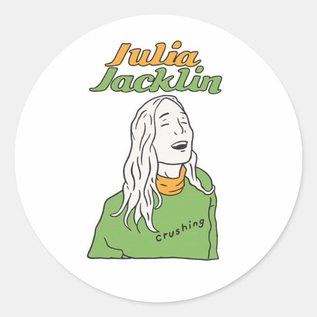 Julia Jacklin Classic Round Sticker (Front)