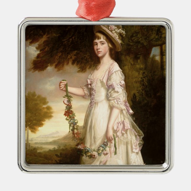 Julia Keathberry Metal Tree Decoration (Front)