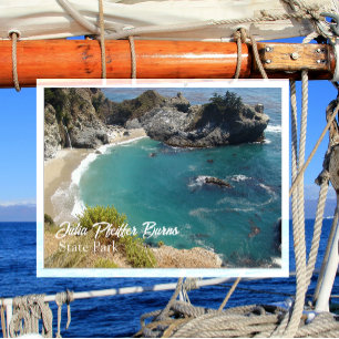 Julia Pfeiffer Burns State Park Overlook Trail, CA Postcard