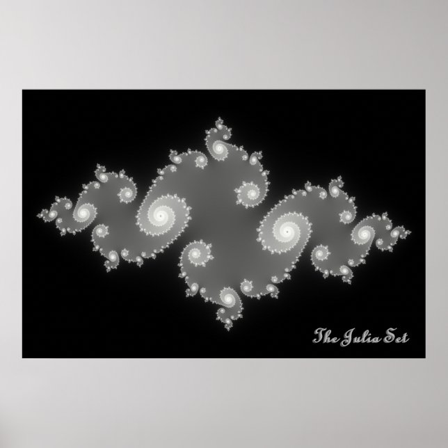 Julia Set (Negative) Poster (Front)