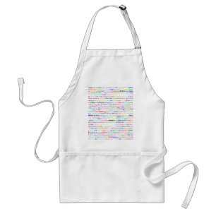 Julia Text Design II Standard Apron