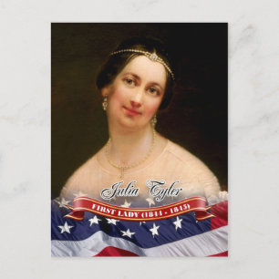 Julia Tyler, First Lady of the U.S. Postcard